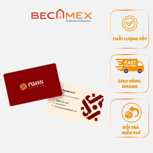 Danh Thiếp Bo Góc Chuẩn