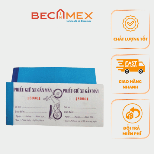 In Vé Giữ Xe